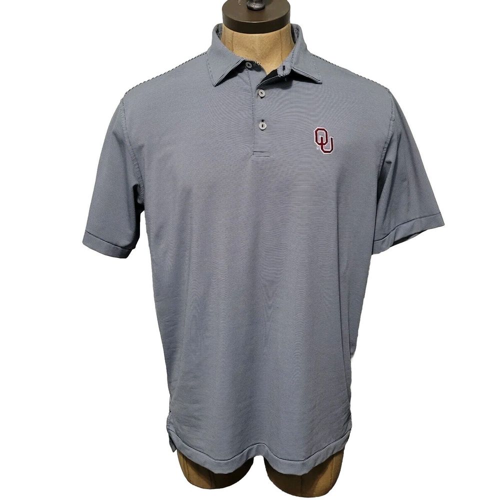 Peter Millar Black and White Polo Shirt OU